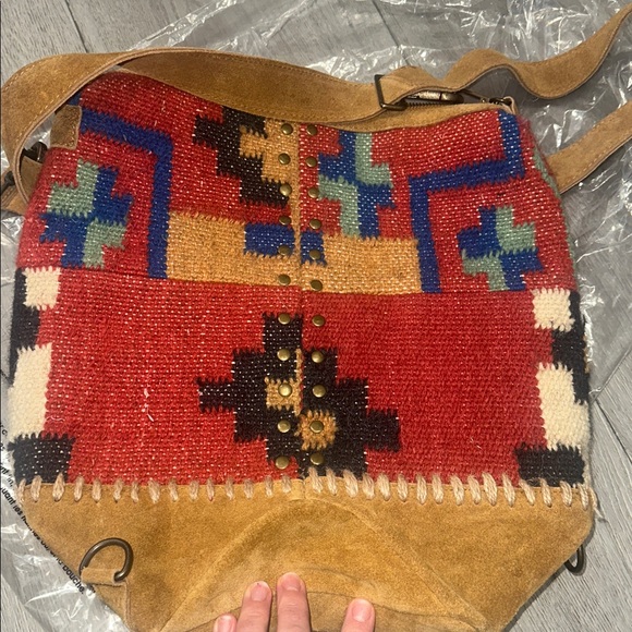 NWOT FREE PEOPLE Heat Wave Sling Leather Convertible Boho - Picture 4 of 11